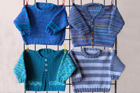 Ann Norling #29 Kid's Basic: Pullover, Cardigan, and Vest