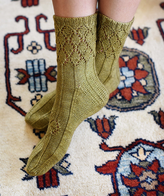 Silk Road Socks: Socks Inspired by Oriental Rugs by Hunter Hammersen