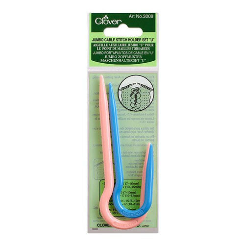 Clover - Jumbo Cable Stitch Holder (U-shaped) -  - Yarning for Ewe