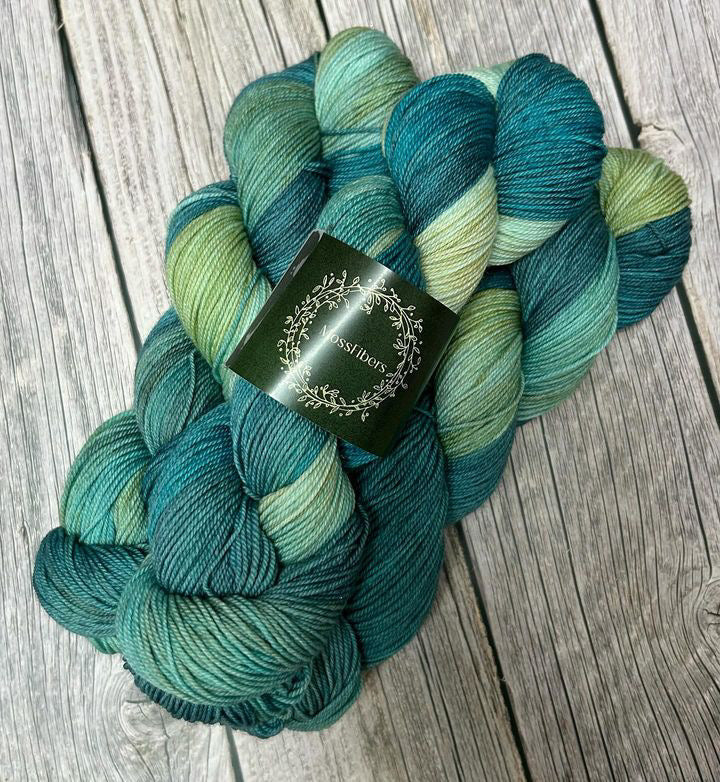 Moss Fibers High Twist Sock