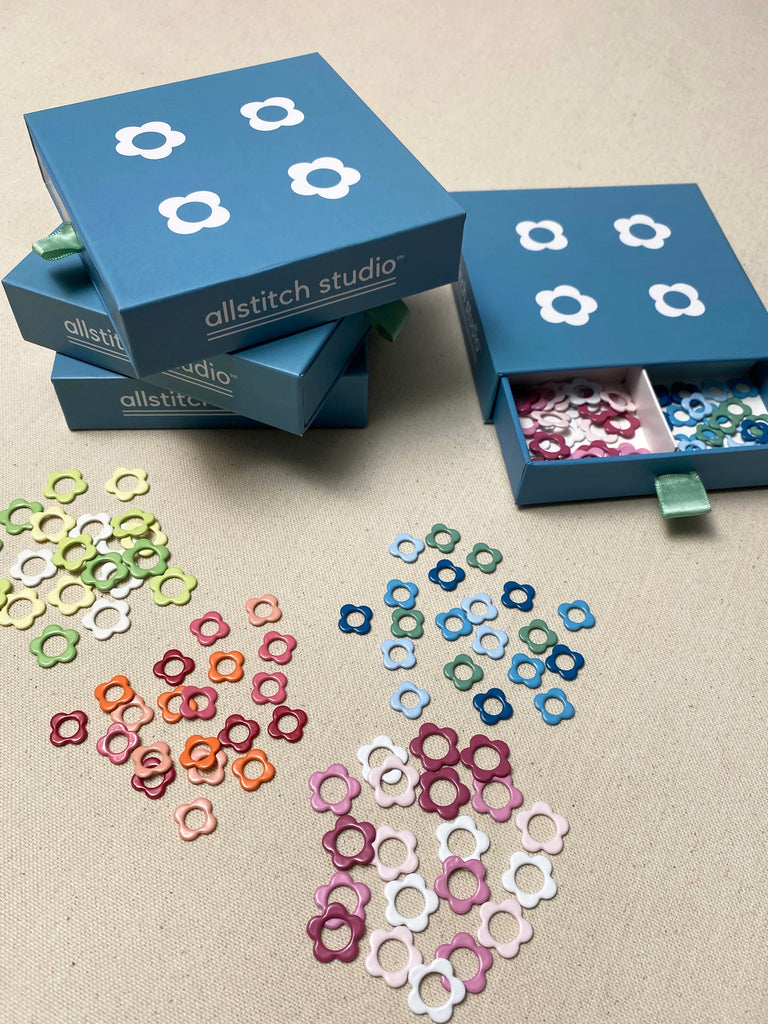 AllStitch Studio! Flower Stitch Marker Sampler - Box Set