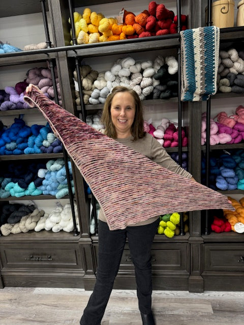 Brushland Wrap Tunisian Crochet Shawl Class