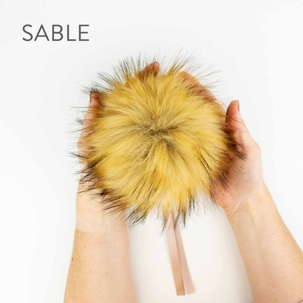 Twice Sheared Sheep Faux Pom Poms