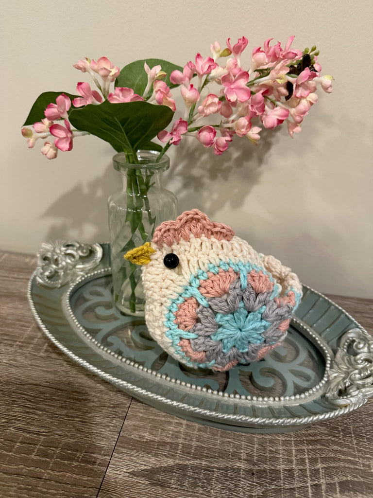 Granny Square Support Chicken with Cristin