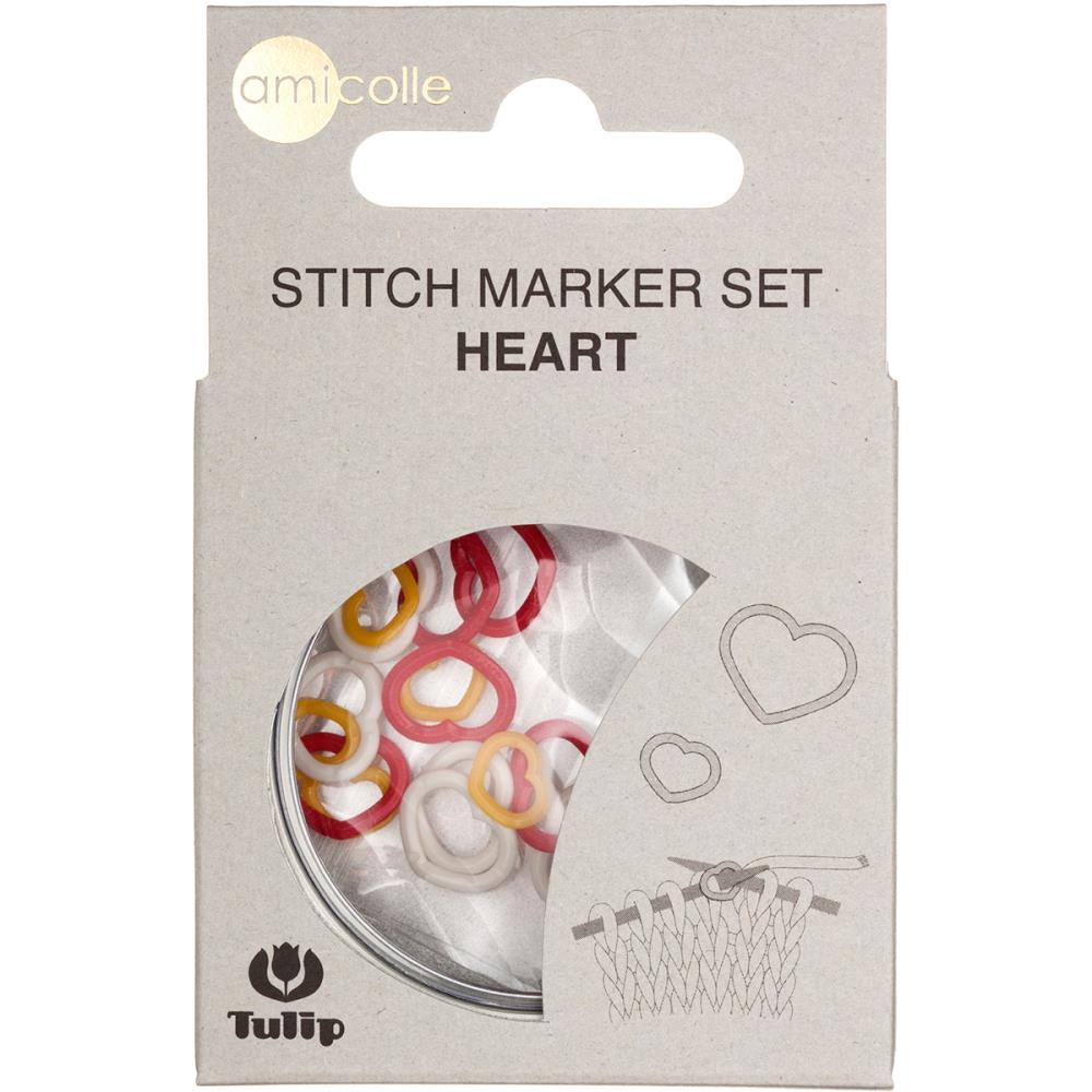 Heart Stitch Markers Set