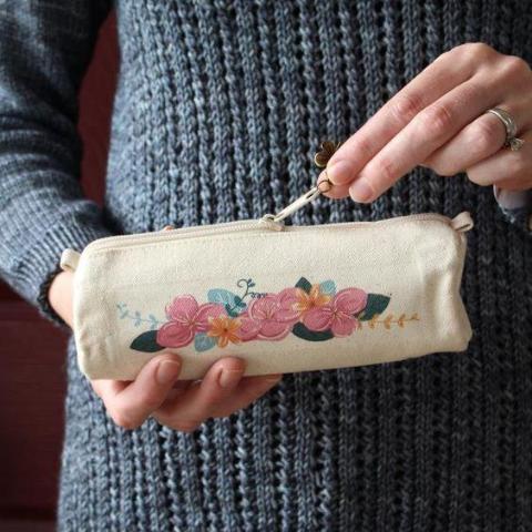 Floral Notions Pouch