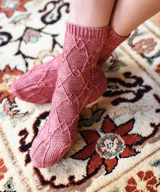 Silk Road Socks: Socks Inspired by Oriental Rugs by Hunter Hammersen