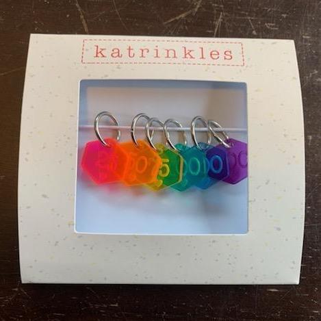 Rainbow Cast On Counting Marker Set