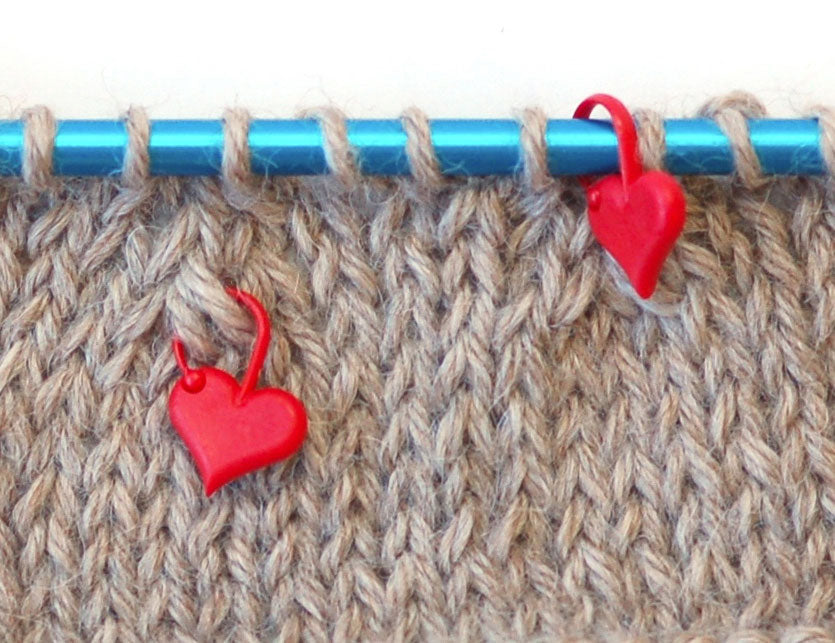 addiLove Heart Stitch Markers (Removable)