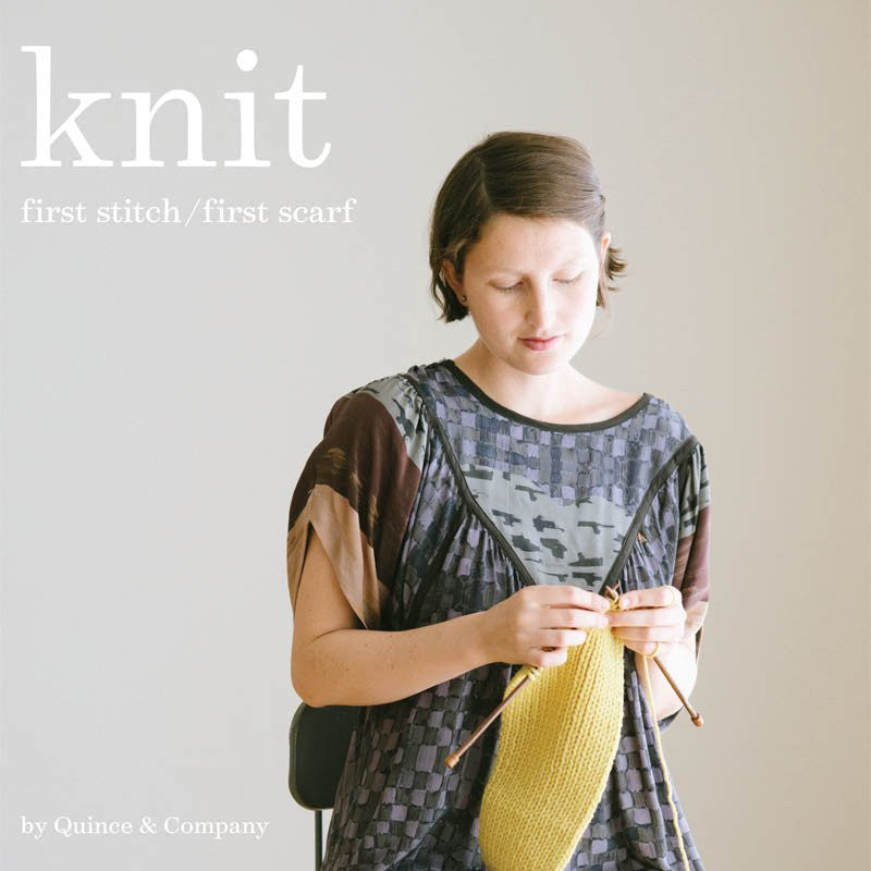 Knit: First Stitch/First Scarf by Quince & Co.