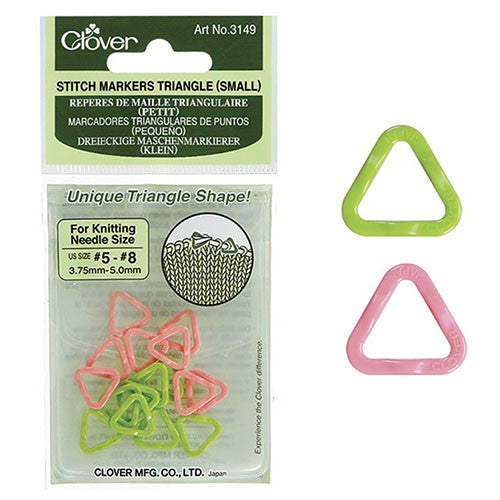 Clover - Triangle Stitch Markers - SM - Yarning for Ewe - 3
